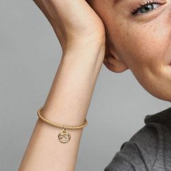 Charm femme pandora pendant signe des gÉmeaux doré 14 carats - charms - edora - 1