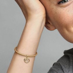 Charm femme pandora pendant signe de la balance doré 14 carats - charms - edora - 1