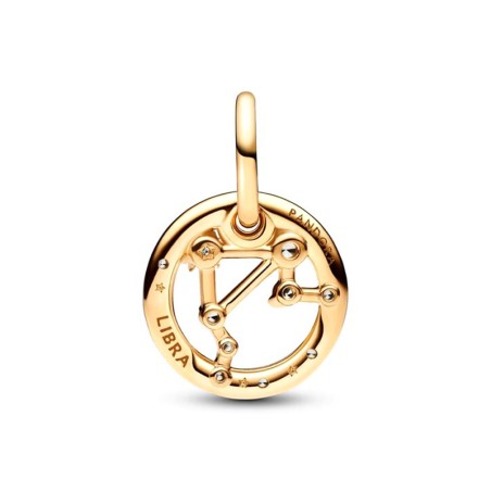 Charm femme pandora pendant signe de la balance doré 14 carats – charms