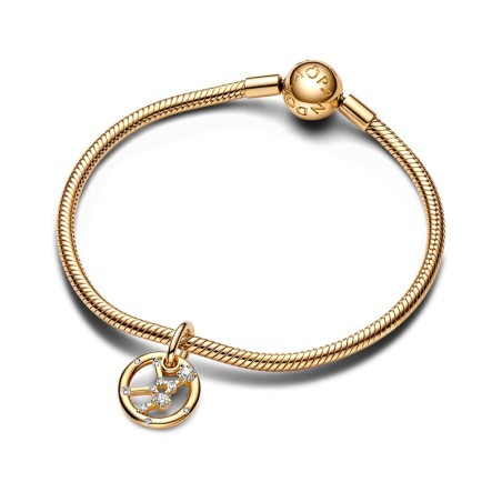 Charm femme pandora pendant signe de la vierge doré 14 carats – charms