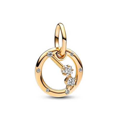 Charm Femme PANDORA PENDANT SIGNE DU BÉLIER Doré 14 Carats