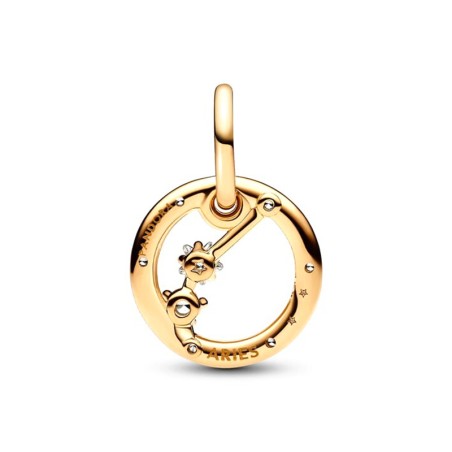 Charm femme pandora pendant signe du bélier doré 14 carats – charms