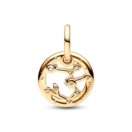 Charm femme pandora pendant signe du sagittaire doré 14 carats – charms