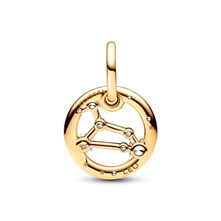 Charm femme pandora pendant signe du lion doré 14 carats – charms