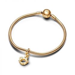 Charm femme pandora pendant licorne À bascule doré 14 carats - charms - edora - 3