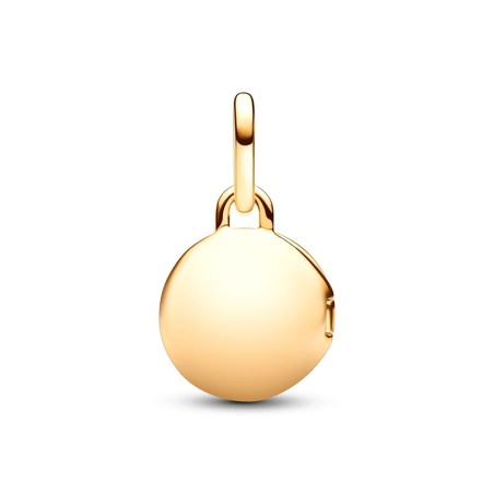 Médaillon femme pandora amour ouvrable et gravable doré 14 carats – charms