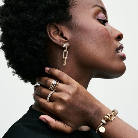 Médaillon femme pandora amour ouvrable et gravable doré 14 carats – charms