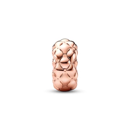 Charm femme clip pandora clouté fin doré rose 14 carats – clips
