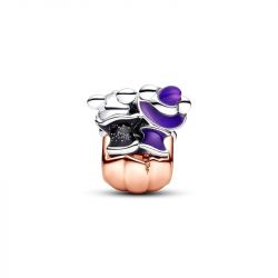 Charm gemme pandora disney citrouille halloween mickey et minnie argent 925/1000 - charms - edora - 2