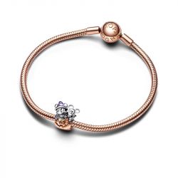 Charm gemme pandora disney citrouille halloween mickey et minnie argent 925/1000 - charms - edora - 3