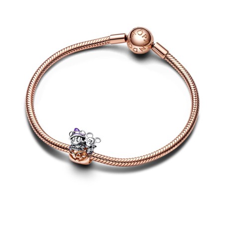 Charm gemme pandora disney citrouille halloween mickey et minnie argent 925/1000 – charms