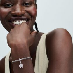 Charm femme pandora pendant fleur de cerisier argent 925/1000 - charms - edora - 1