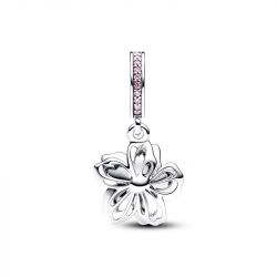 Charm femme pandora pendant fleur de cerisier argent 925/1000 - charms - edora - 2