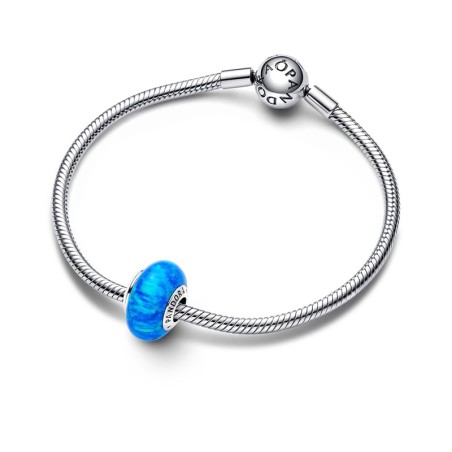 Charm femme pandora bleu profond océan opalescent argent 925/1000 – charms