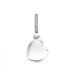Charm femme pandora pendant cŒur amis pour la vie argent 925/1000 - charms - edora - 2