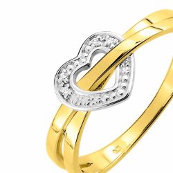 Bagues femme: diamant, bague argent, or & chevaliere femme (10) - plus-de-bagues-femmes - edora - 2