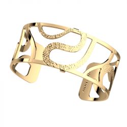 Bracelet or & argent, bracelet plaqué or, bracelet cuir & tissu (4) - manchettes - edora - 2