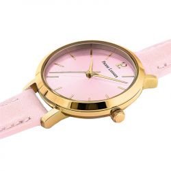 Montre femme pierre lannier chouquette cuir rose - analogiques - edora - 1
