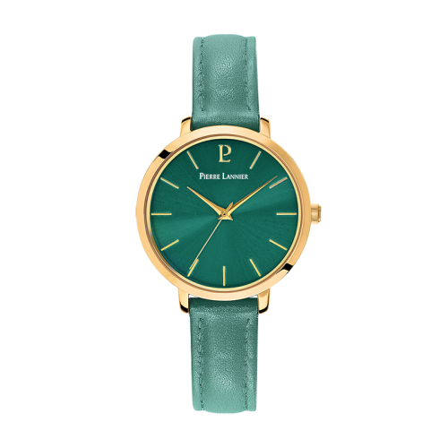Montre Femme PIERRE LANNIER CHOUQUETTE Cuir Vert