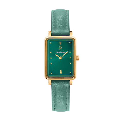Montre Femme PIERRE LANNIER ARIANE Cuir Vert