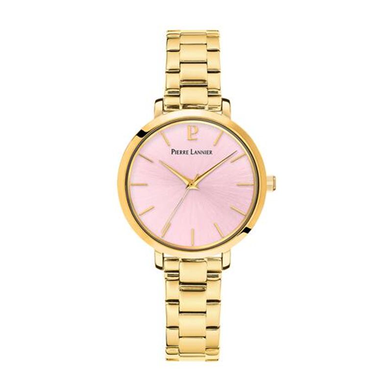 Montre femme pierre lannier chouquette acier doré - analogiques - edora