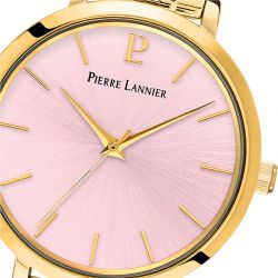 Montre femme pierre lannier chouquette acier doré - analogiques - edora - 1