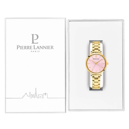 Montre femme pierre lannier chouquette acier doré – montres françaises