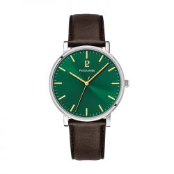 Montre homme pierre lannier essential cuir brun - analogiques - edora - 0