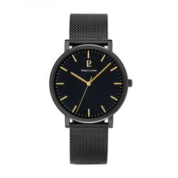 Montre homme pierre lannier essential acier noir - analogiques - edora - 0
