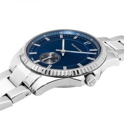 Montre homme pierre lannier metropolitain acier argenté - analogiques - edora - 2