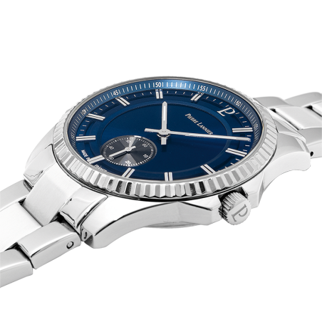 Montre homme pierre lannier metropolitain acier argenté – montres françaises