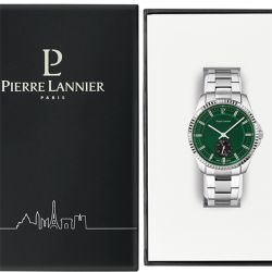 Montre homme pierre lannier metropolitain acier argenté - analogiques - edora - 2