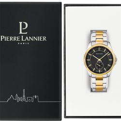Montre homme pierre lannier metropolitain acier bicolore - analogiques - edora - 3