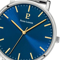 Montre homme pierre lannier essential acier argenté - analogiques - edora - 1