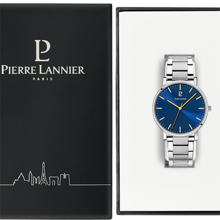 Montre homme pierre lannier essential acier argenté – montres françaises