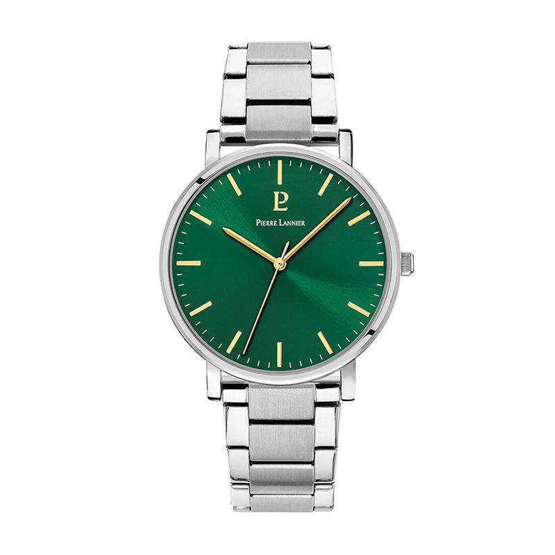 Montre homme pierre lannier essential acier argenté - analogiques - edora