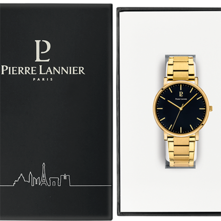 Montre homme pierre lannier essential acier doré – montres françaises