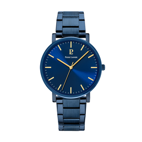 Montre Homme PIERRE LANNIER ESSENTIAL Acier Bleu