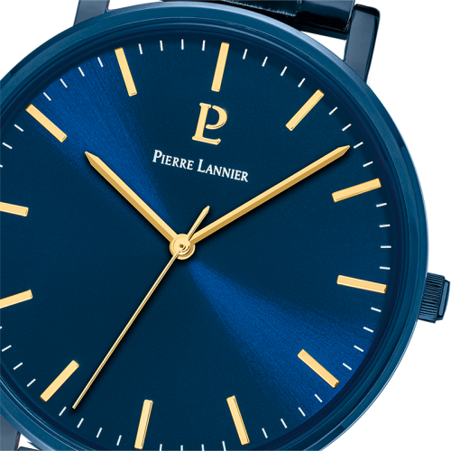Montre Homme PIERRE LANNIER ESSENTIAL Acier Bleu
