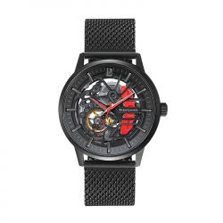 Montre automatique homme pierre lannier paddock acier noir - automatiques - edora - 0