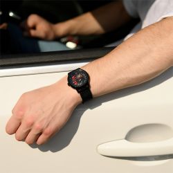 Montre automatique homme pierre lannier paddock acier noir - automatiques - edora - 1