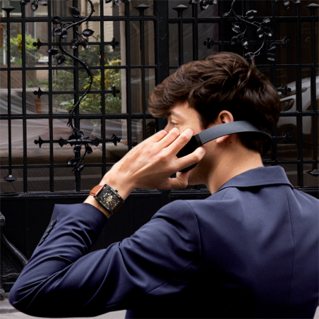 Montre automatique homme pierre lannier hector cuir brun – montres françaises