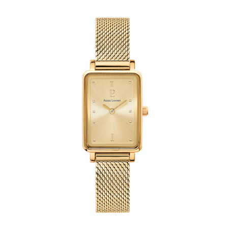 Coffret montre femme pierre lannier ariane acier doré et bracelets femme acier doré – montres françaises