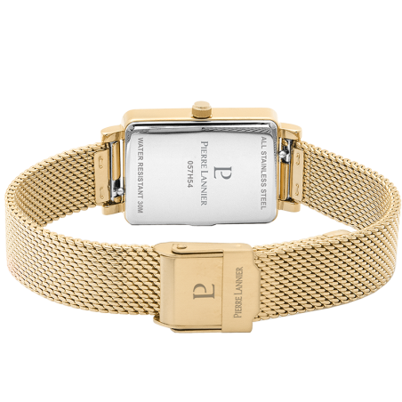 Coffret montre femme pierre lannier ariane acier doré et bracelets femme acier doré – montres françaises