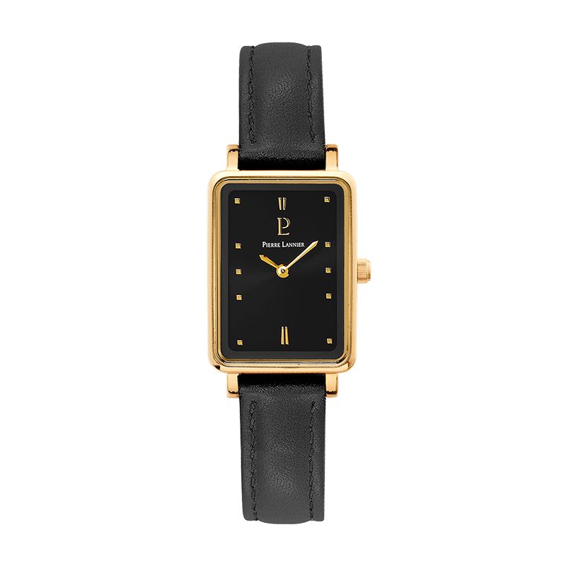 Montre femme pierre lannier ariane cuir noir - analogiques - edora