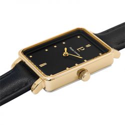 Montre femme pierre lannier ariane cuir noir - analogiques - edora - 1