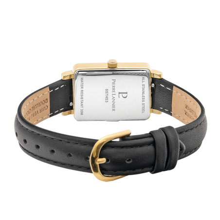 Montre femme pierre lannier ariane cuir noir – montres françaises