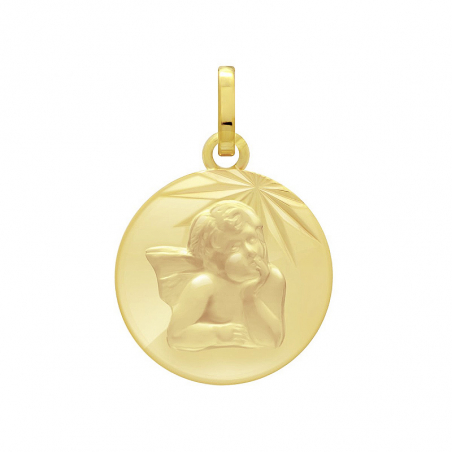 Colliers médailles enfant: médaille baptême, pendentif médaille (3) - medailles - edora - 1