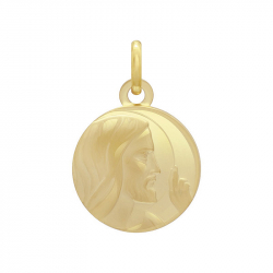 Médaille christ or 750/1000 jaune - medailles - edora - 0