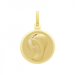 Médaille vierge or 375/1000 jaune - medailles - edora - 0
